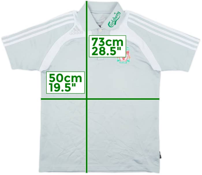 2008-09 Liverpool adidas Polo Shirt - 5/10 - (M)