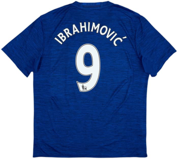 2016-17 Manchester United Away Shirt Ibrahimovic #9 - 9/10 - (L)