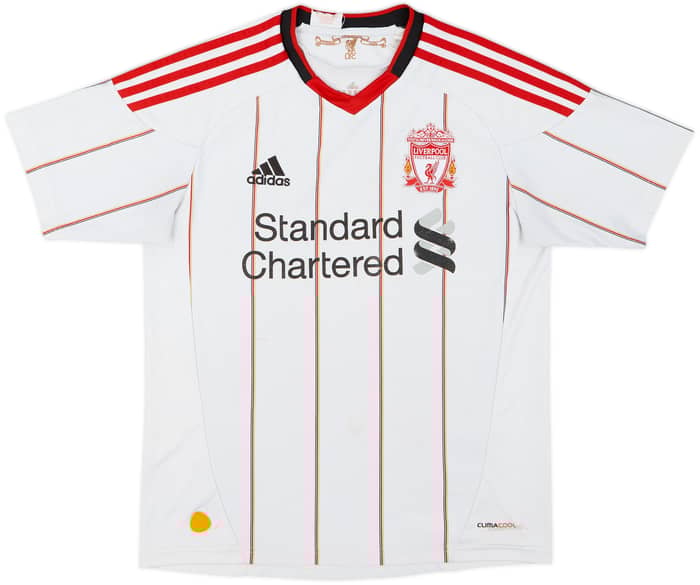2010-11 Liverpool Away Shirt - 4/10 - (L.Boys)