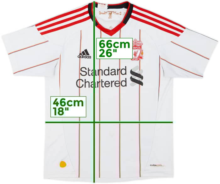 2010-11 Liverpool Away Shirt - 4/10 - (L.Boys)