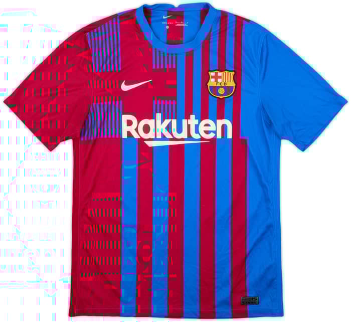 2021-22 Barcelona Home Shirt Gavi #30 - 8/10 - (M)
