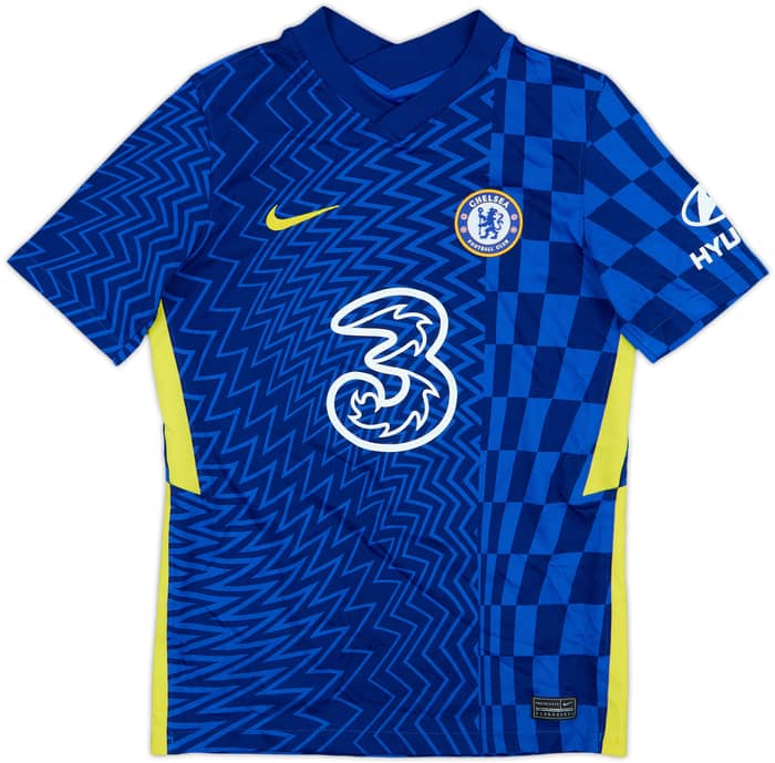 2021-22 Chelsea Home Shirt - 9/10 - (L.Boys)