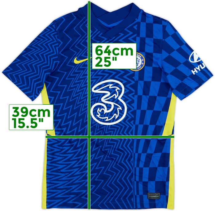 2021-22 Chelsea Home Shirt - 9/10 - (L.Boys)