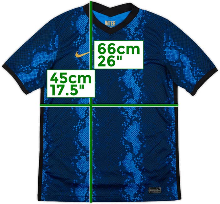 2021-22 Inter Milan Home Shirt - 9/10 - (XL.Boys)