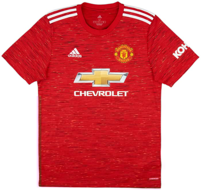 2020-21 Manchester United Home Shirt Pogba #6 - 9/10 - (M)