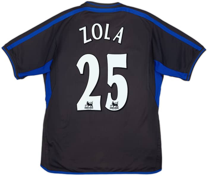 2002-04 Chelsea Away Shirt Zola #25 - 7/10 - (M)