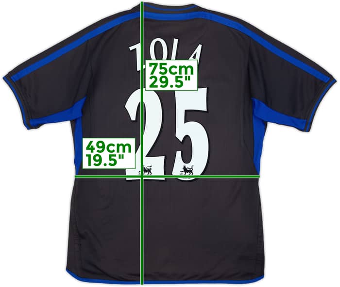 2002-04 Chelsea Away Shirt Zola #25 - 7/10 - (M)