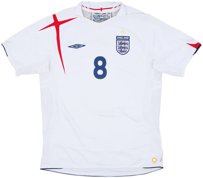 2005-07 England Home Shirt Lampard #8 - 5/10 - (L)