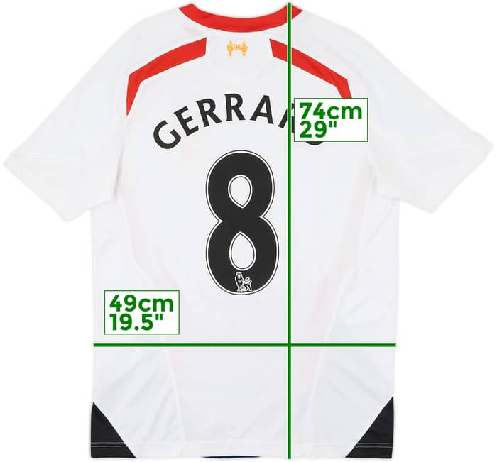 2013-14 Liverpool Away Shirt Gerrard #8 - 7/10 - (S)