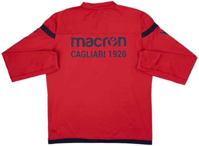 2018-19 Cagliari Macron Sweat Top - 7/10 - (XXL)