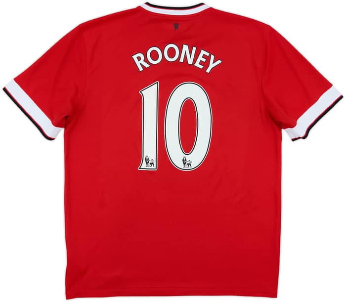 2014-15 Manchester United Home Shirt Rooney #10 - 8/10 - (L)