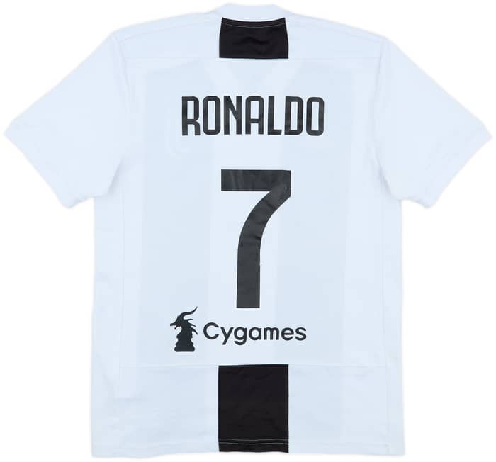 2018-19 Juventus Home Shirt Ronaldo #7 - 6/10 - (S)