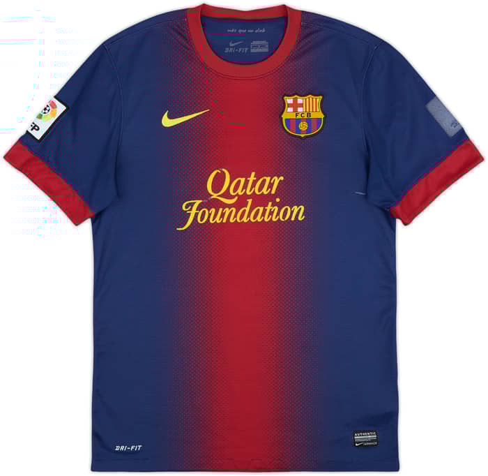 2012-13 Barcelona Home Shirt - 4/10 - (S)