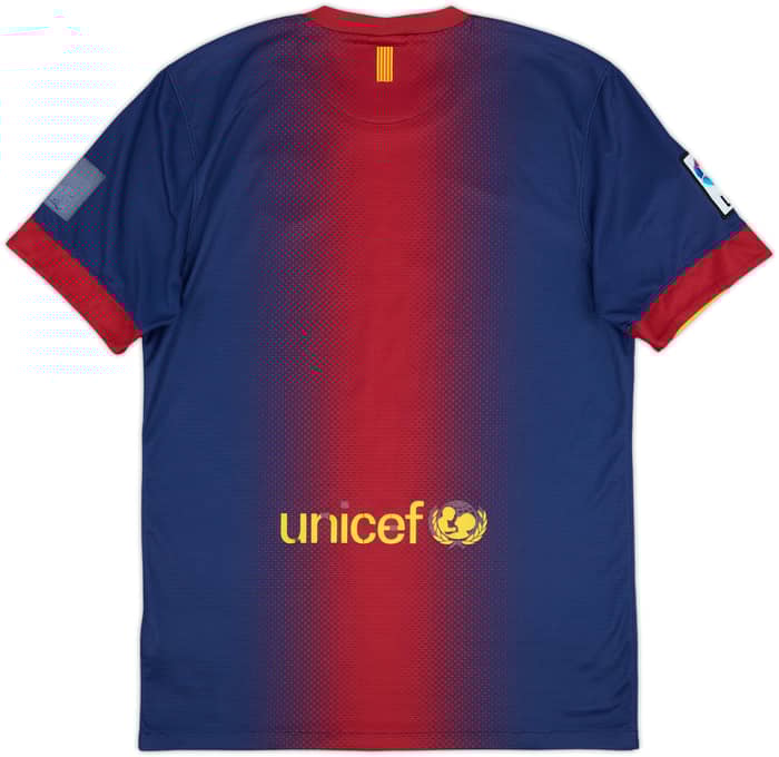2012-13 Barcelona Home Shirt - 4/10 - (S)