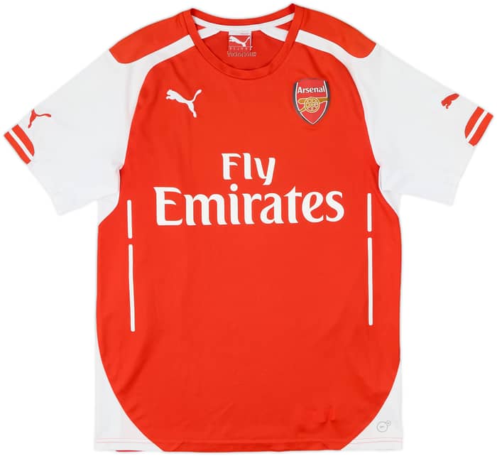 2014-15 Arsenal Home Shirt Arteta #8 - 9/10 - (S)