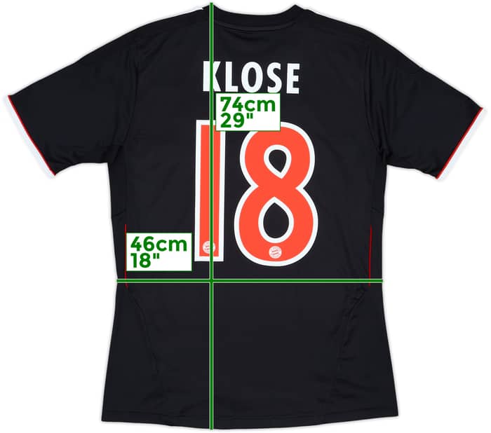 2011-12 Bayern Munich Third Shirt Klose #18 - 7/10 - (XL.Boys)