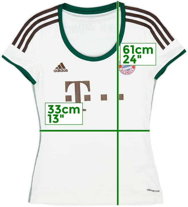 2013-14 Bayern Munich Away Shirt - 7/10 - (Women's XS)