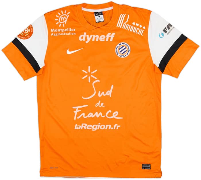 2012-13 Montpellier Signed GK Shirt Jourdren #16 - 5/10 - (L)