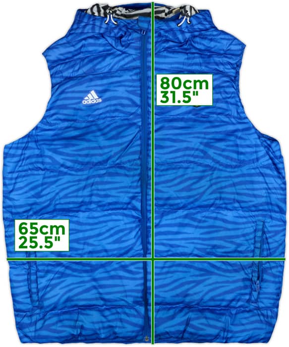 2016-17 Juventus adidas Padded Gilet - 8/10 - (XL)