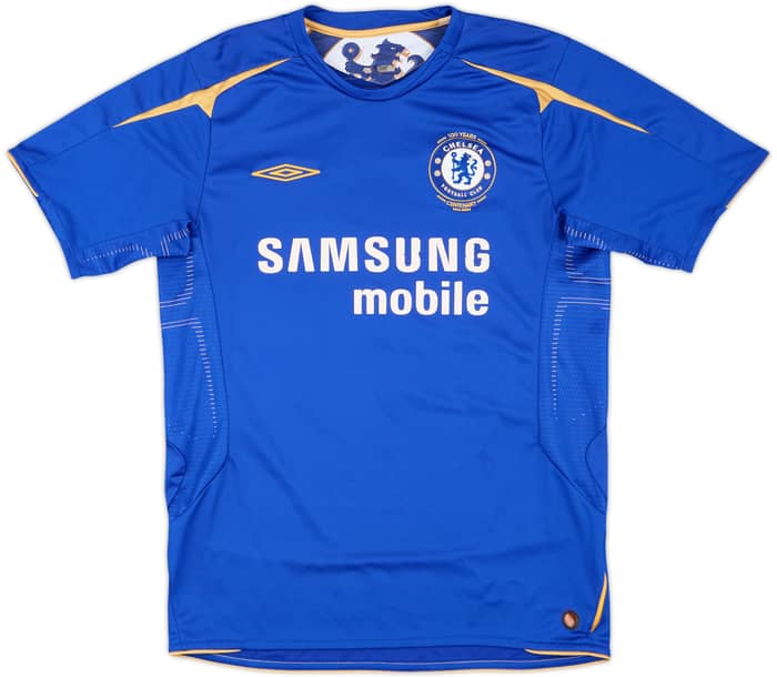 2005-06 Chelsea Centenary Home Shirt Drogba #15 - 6/10 - (M)
