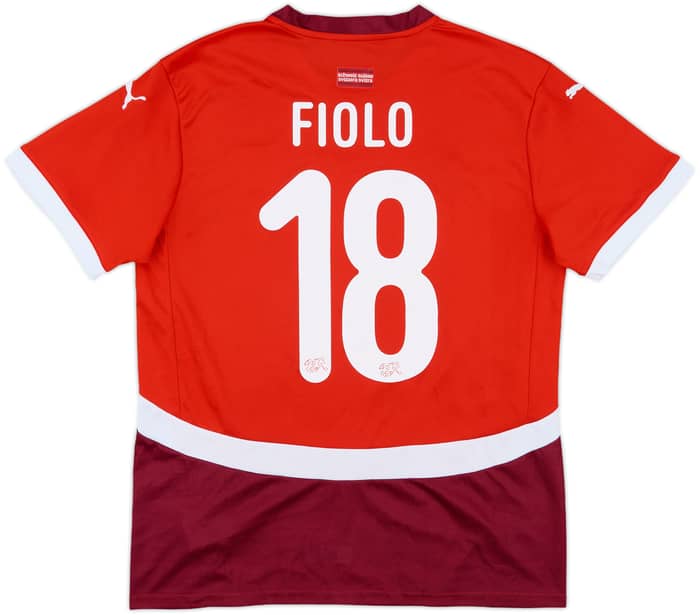 2024-25 Switzerland Home Shirt Fiolo #18 - 8/10 - (M)