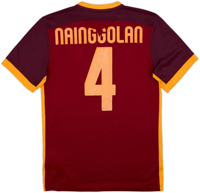 2015-16 Roma Home Shirt Nainggolan #4 - 5/10 - (S)