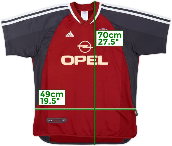 2001-02 Bayern Munich Home Shirt - 7/10 - (XL.Boys)