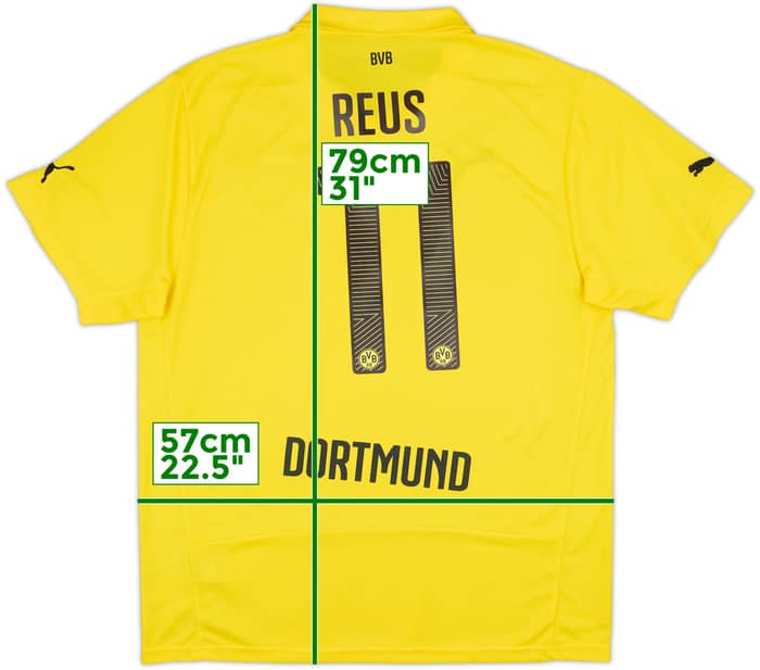 2014-15 Dortmund CL Home Shirt Reus #11 - 6/10 - (XL)