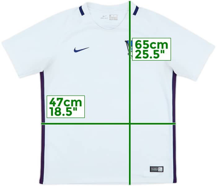 2016-17 Hertha Berlin Away Shirt - 6/10 - (XL.Boys)