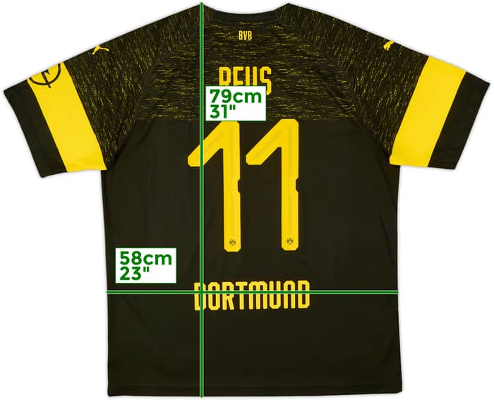 2018-19 Borussia Dortmund Away Shirt Reus #11 - 8/10 - (XL)