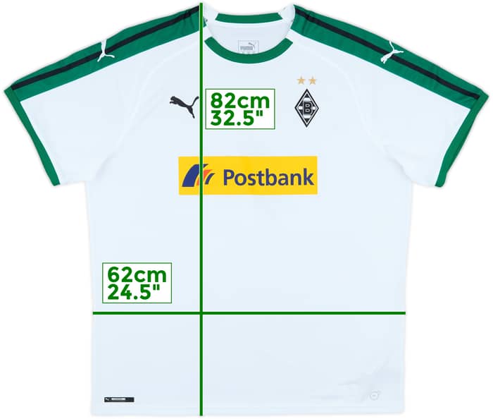 2018-19 Borussia Monchengladbach Home Shirt - 8/10 - (XXL)