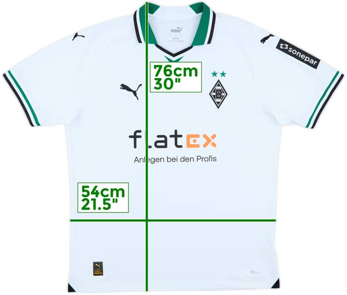 2023-24 Borussia Monchengladbach Home Shirt - 10/10 - (L)