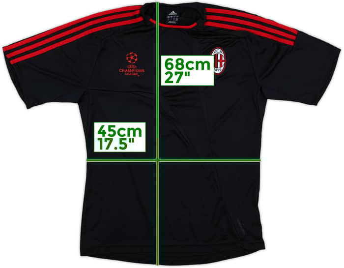 2009-10 AC Milan adidas Training Shirt - 8/10 - (M)