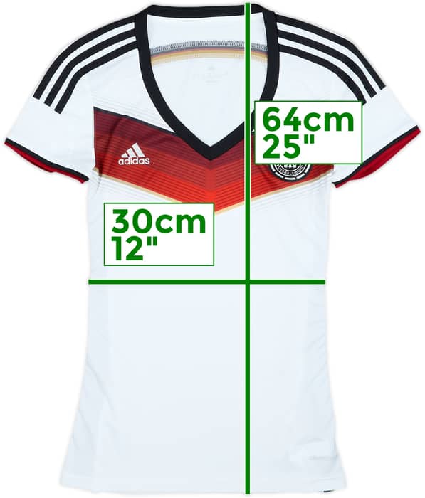 2014-15 Germany Home Shirt - 9/10 - (Women's XS)