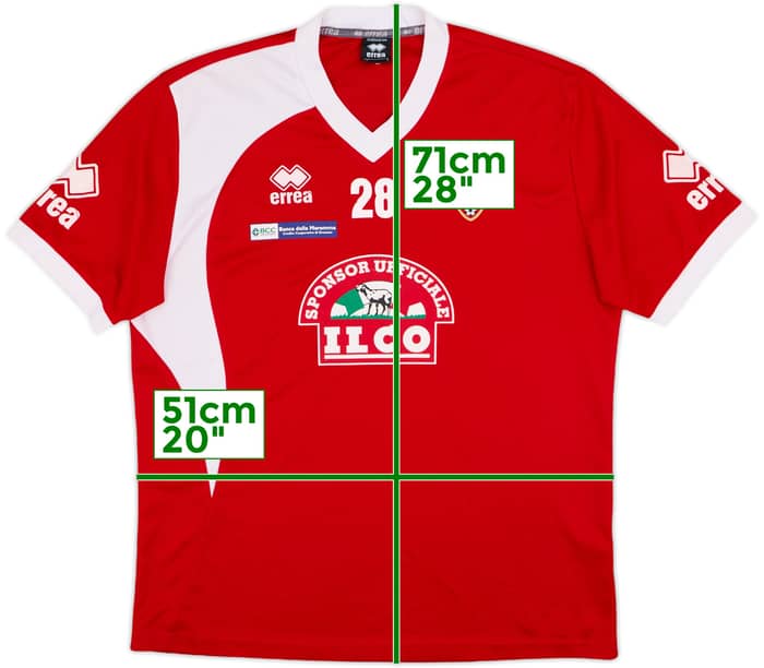 2008-09 Grosseto Errea Player Issue Training Shirt #28 - 6/10 - (L)