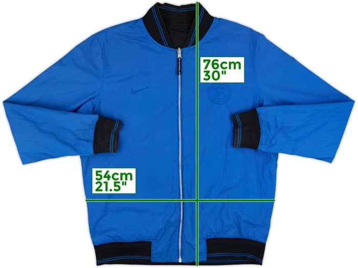 2013-14 Inter Milan Nike Reversible Track Jacket - 8/10 - (XL)