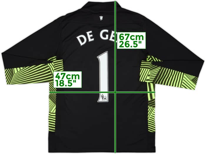 2011-12 Manchester United GK Shirt De Gea #1 - 10/10 - (XL.Boys)