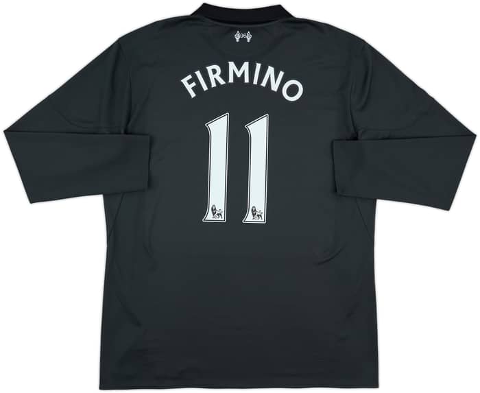 2015-16 Liverpool Third L/S Shirt Firmino #11 - 9/10 - (XL)