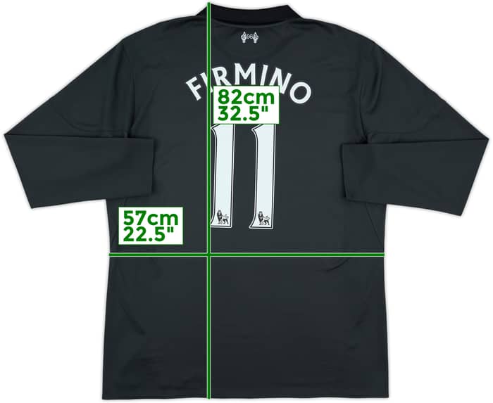 2015-16 Liverpool Third L/S Shirt Firmino #11 - 9/10 - (XL)
