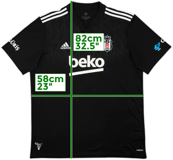 2021-22 Besiktas Away Shirt - 8/10 - (XL)