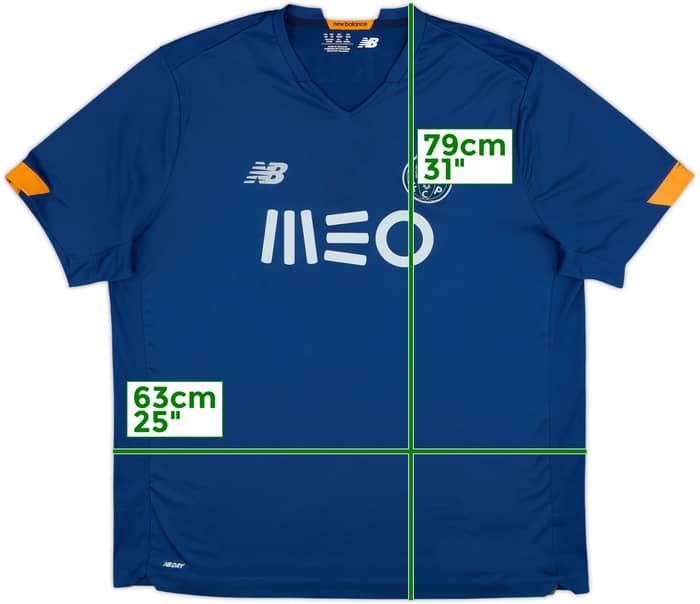 2020-21 Porto Away Shirt - 8/10 - (XXL)