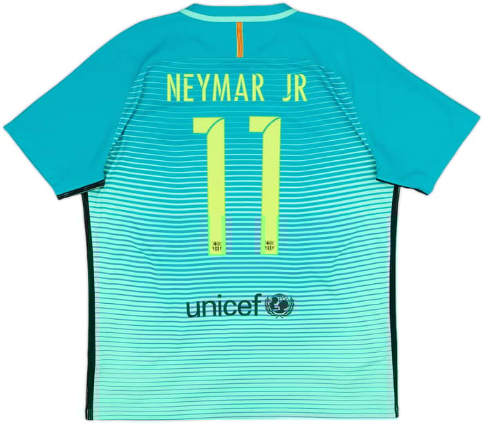 2016-17 Barcelona Authentic Third Shirt Neymar Jr #11 - 10/10 - (XL)