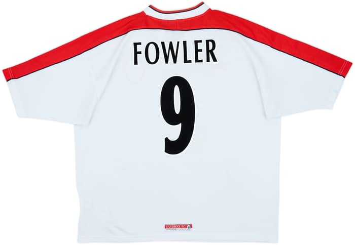 1998-99 Liverpool Away Shirt Fowler #9 - 7/10 - (XL)