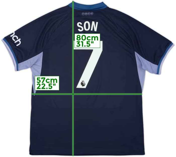 2023-24 Tottenham Away Shirt Son #7 - 10/10 - (XL)