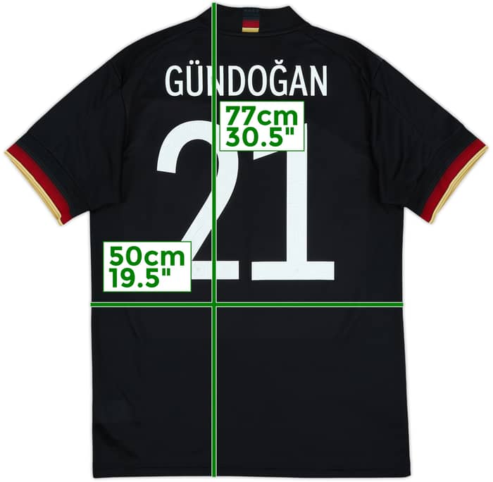 2020-21 Germany Away Shirt Gundogan #21 - 9/10 - (M)
