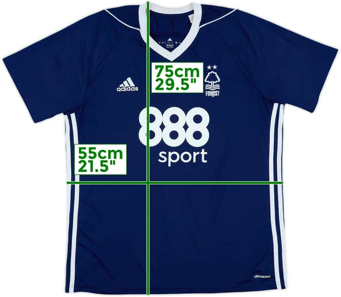 2017-18 Nottingham Forest Away Shirt - 8/10 - (L)