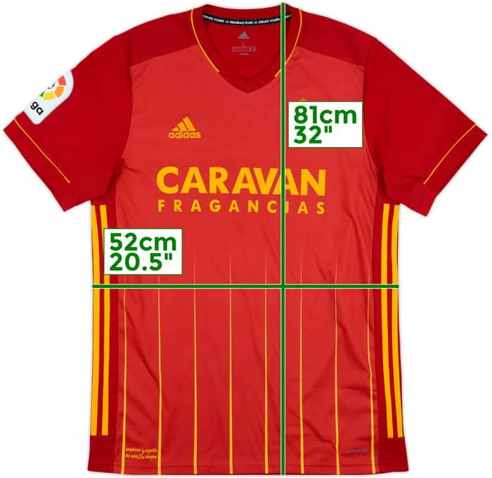 2020-21 Real Zaragoza Away Shirt - 10/10 - (L)