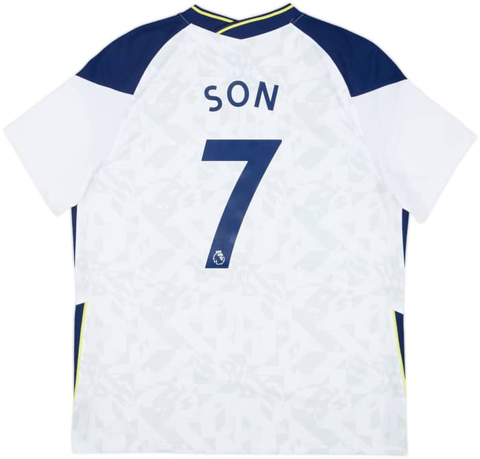 2020-21 Tottenham Home Shirt Son #7 - 10/10 - (XL)