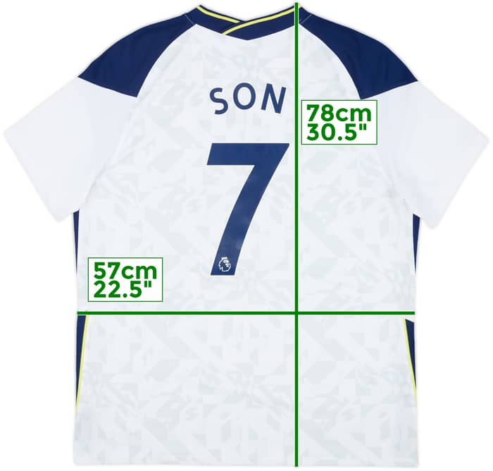 2020-21 Tottenham Home Shirt Son #7 - 10/10 - (XL)