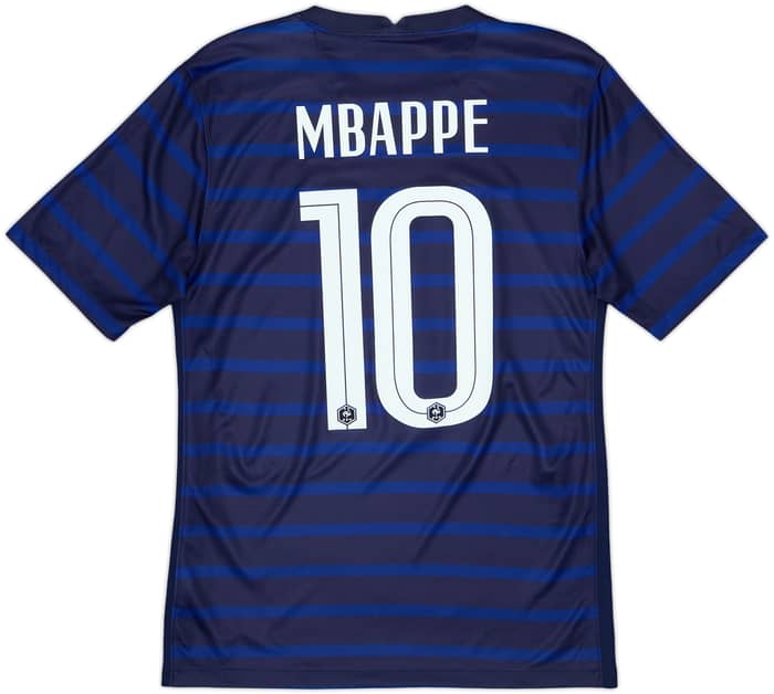 2020-21 France Home Shirt Mbappe #10 - 10/10 - (S)